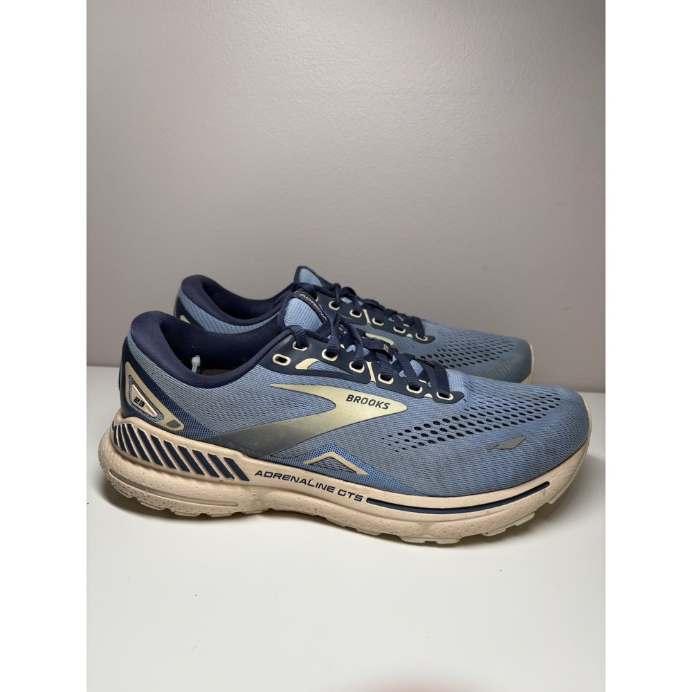 Brooks 1203811B465 Adrenaline GTS 23 Lace Up Women's Blue Running Shoes Size 9.5
